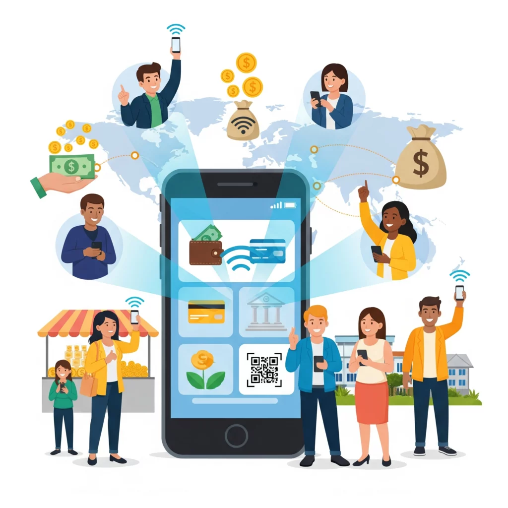 Création application mobile money "MoMo" 1 Bisatel mobile money paiemeent QRPay QRCode