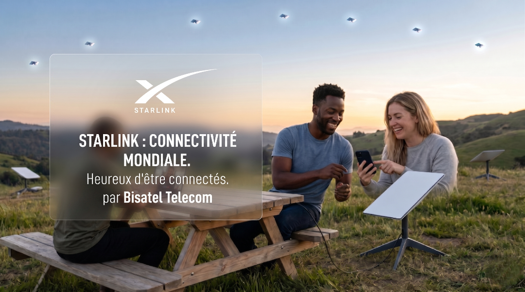 Accès internet Starlink haute performance partout dans le monde. Une connexion satellite stable pour rester connecté en toute liberté.