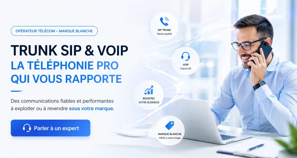 Trunk sip opérateur et marque blanche : téléphonie ip. Fonctionnement du Trunk SIP en entreprise