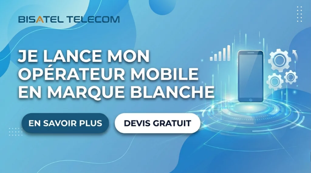 Solution marque blanche pour devenir opérateur IoT, mobile, SIM et eSIM avec Bisatel Telecom.