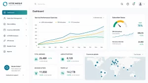 Interface gestion opérateur mobile