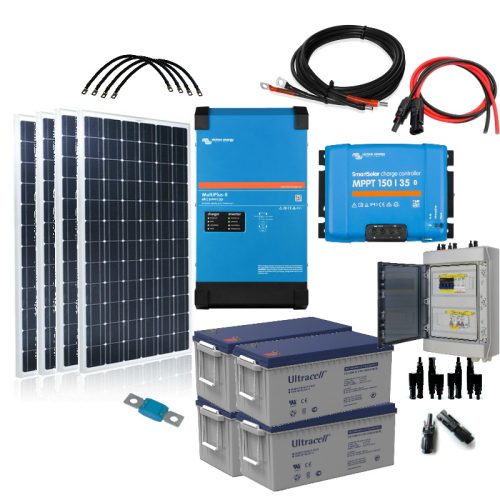 Kit Solaire hybride Afrique 1200W Bisatel Telecom